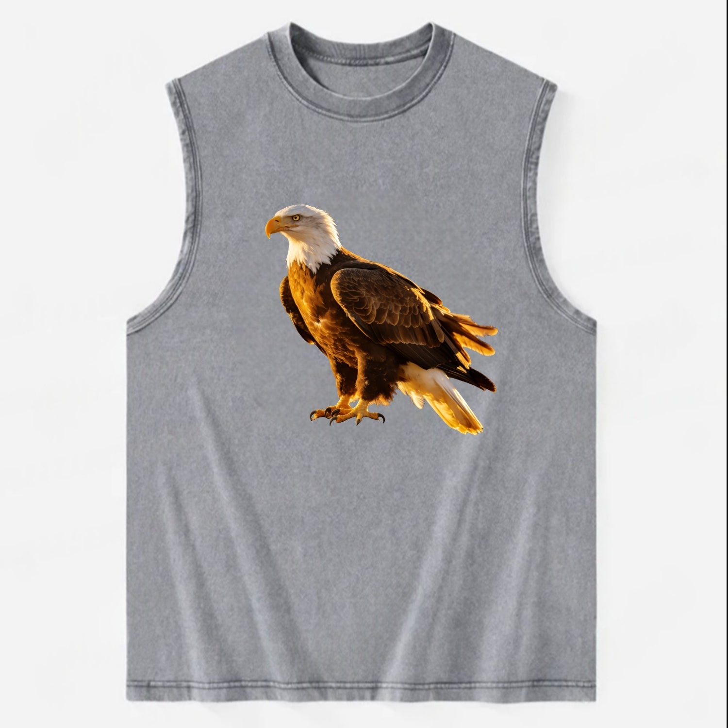 Eagle - Vintage Washed Tank - Grey