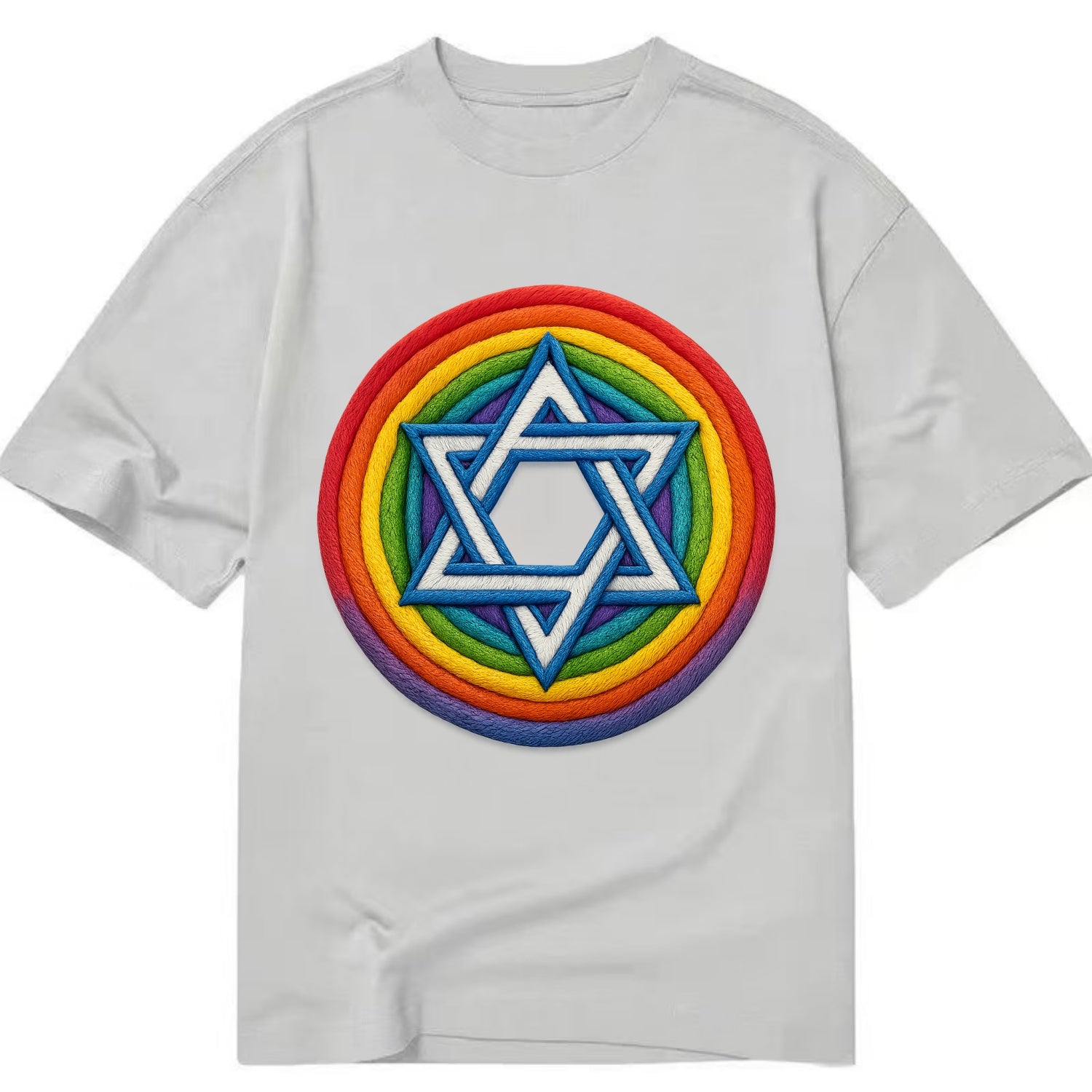 Star of David  - Classic T-shirt - Grey
