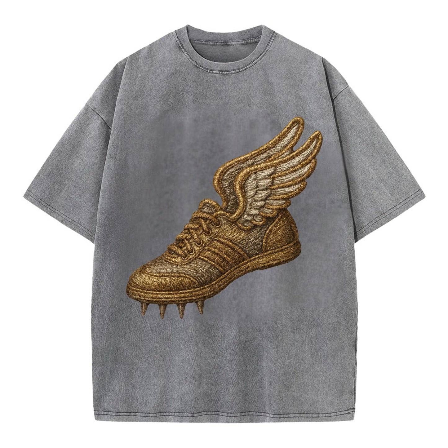 Track Shoe  - Vintage T-shirt - Grey