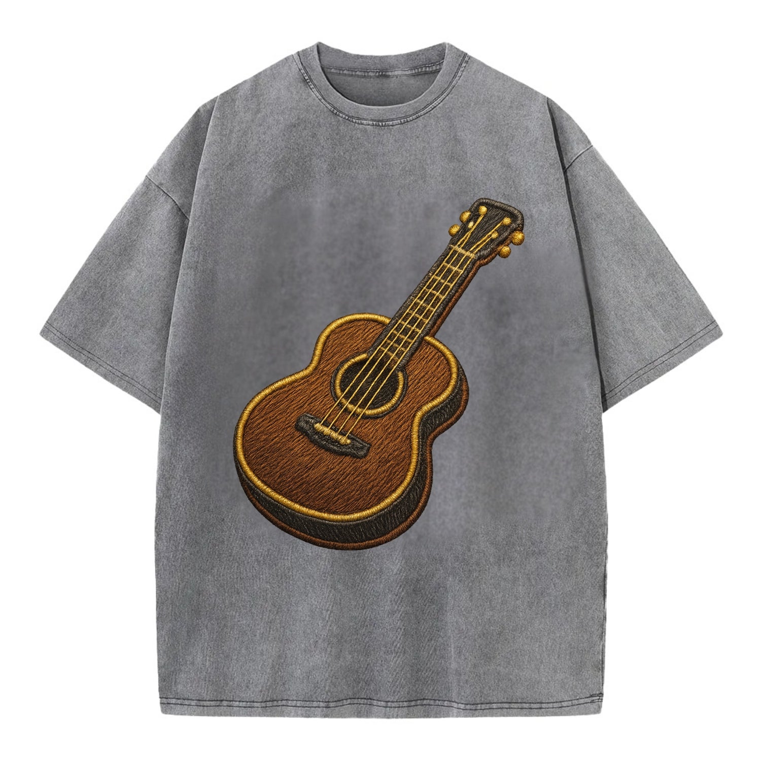 Vintage Guitar  - Vintage T-shirt - Grey