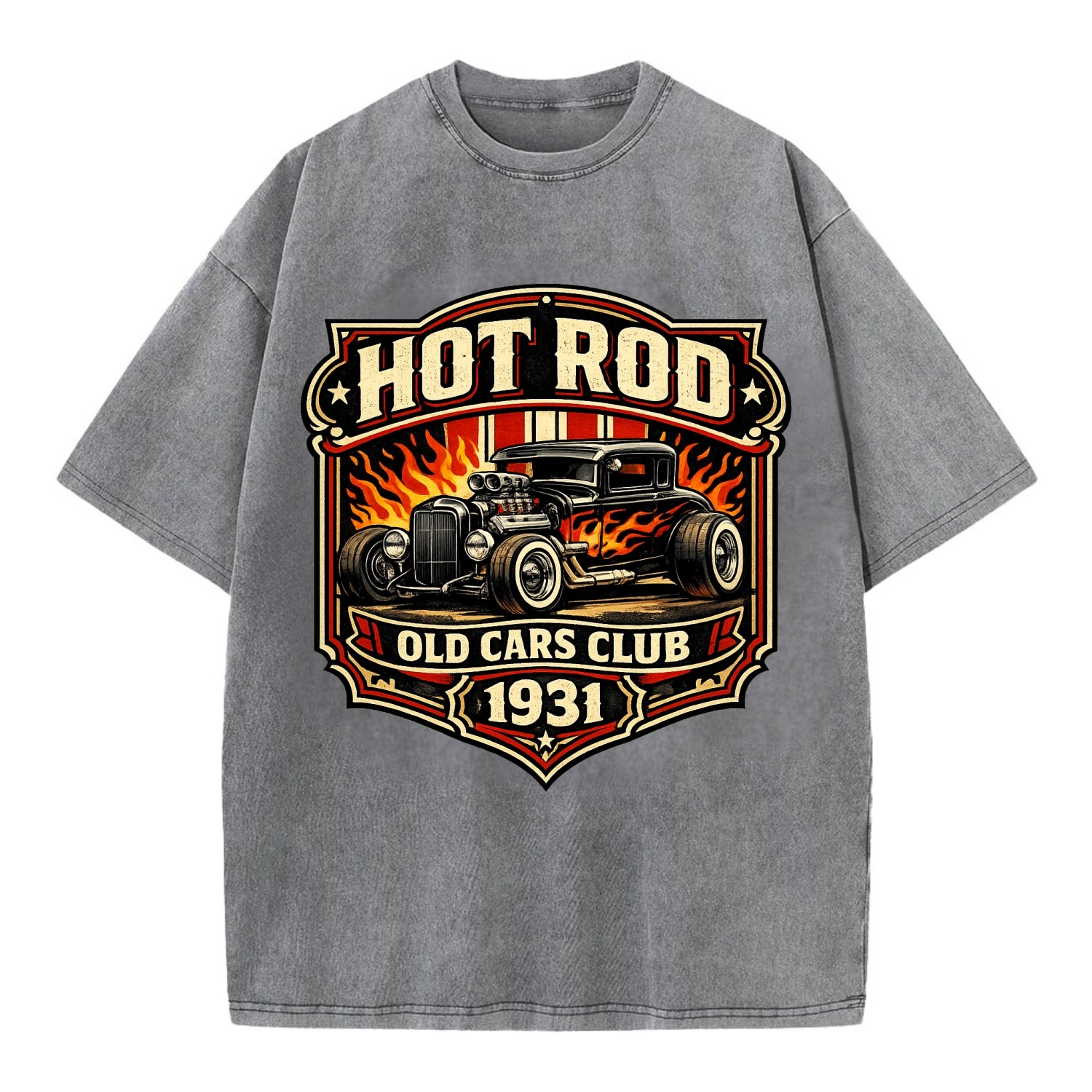 Hot Rod Club 1931 - Vintage T-shirt - Grey
