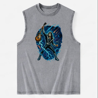 Ace Frehley Cosmic Solo - Vintage Washed Tank - Grey
