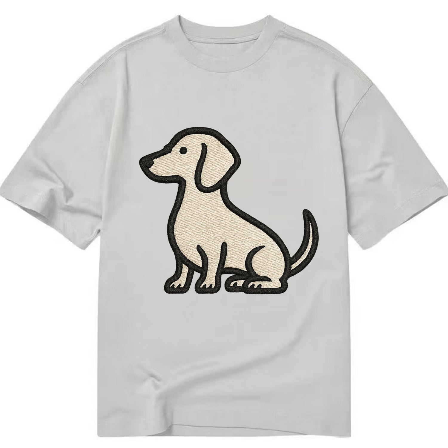 Dachshund - Long body profile view - Cla Classic T-shirt - Grey