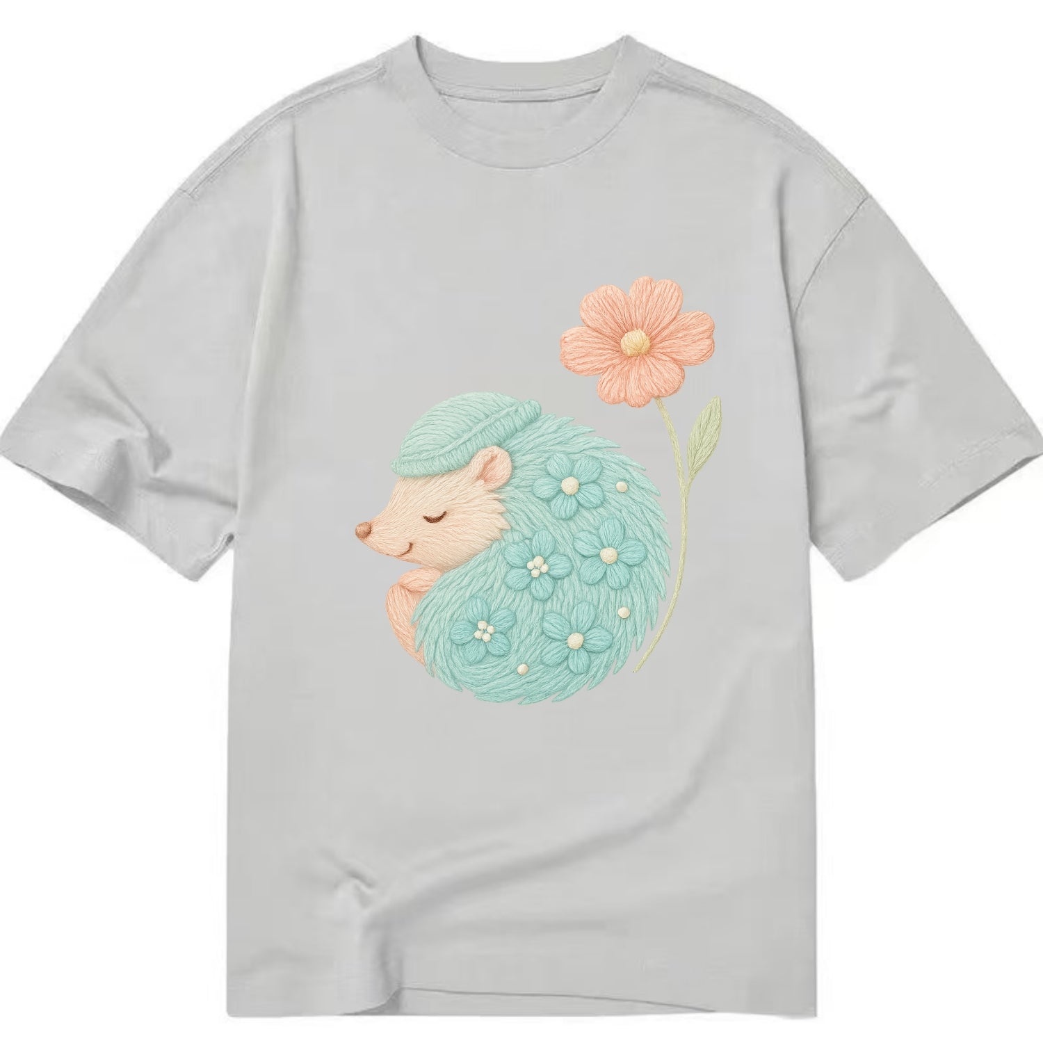 Aqua Hedgehog - Classic T-shirt - Grey