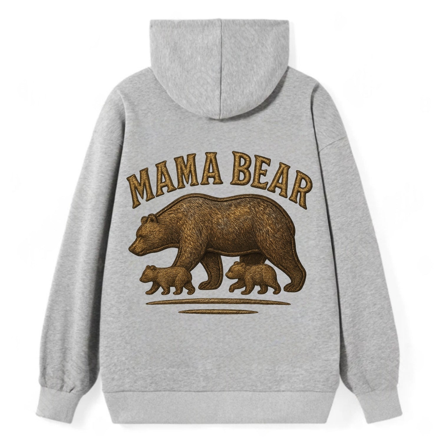 Mama Bear  - Classic Pullover Hoodie - Grey