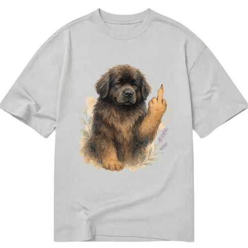Newfoundland fluffy bear-like with webbed paws, massive gentle paw up - Classic T-shirt