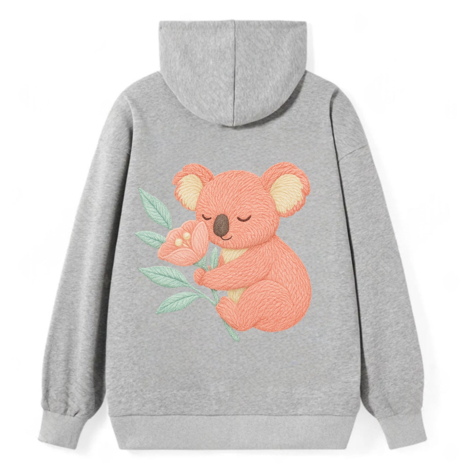Coral Koala - Classic Pullover Hoodie - Grey