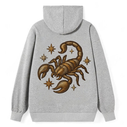 Scorpio Scorpion  - Classic Pullover Hoodie - Grey