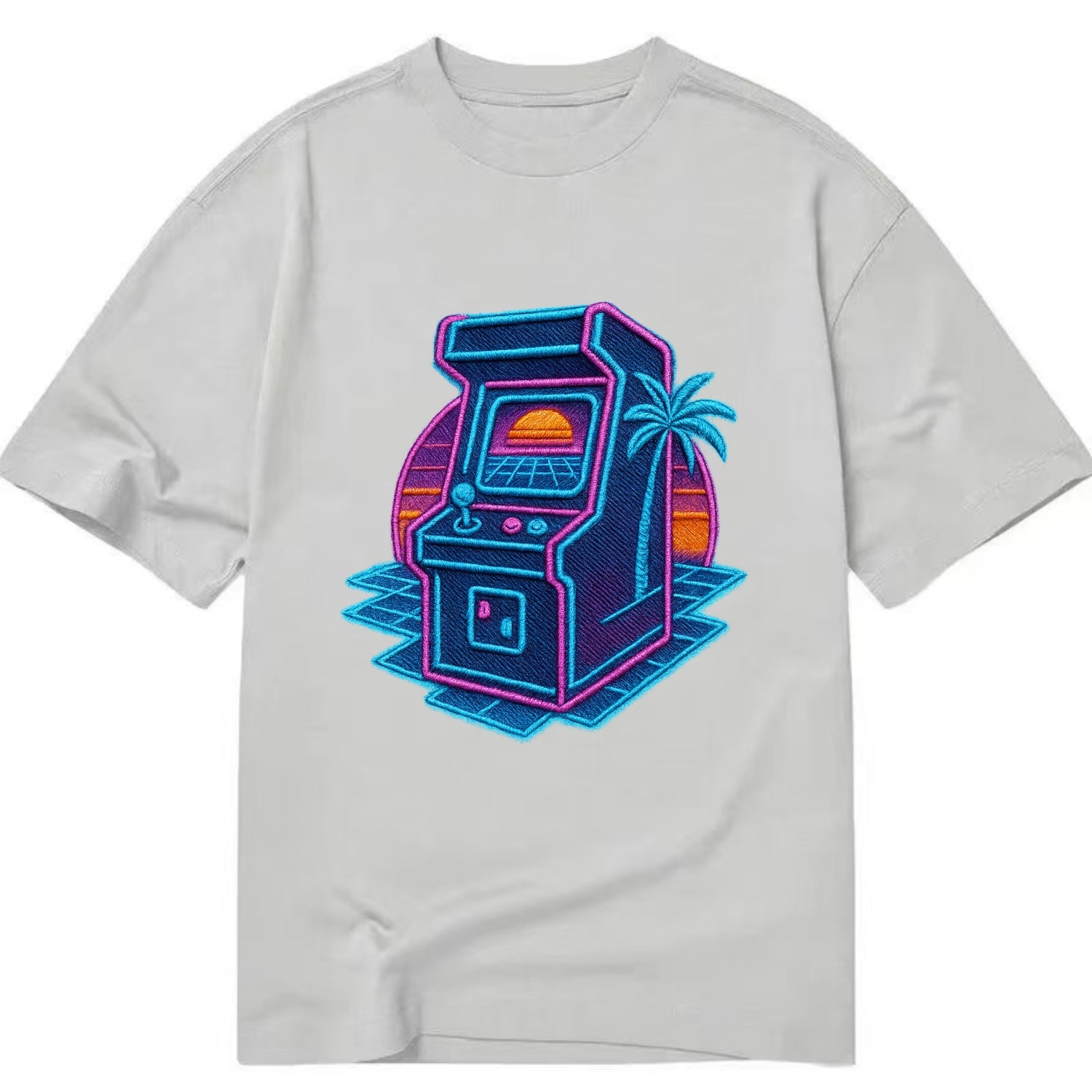 Arcade Machine - Classic T-shirt - Grey
