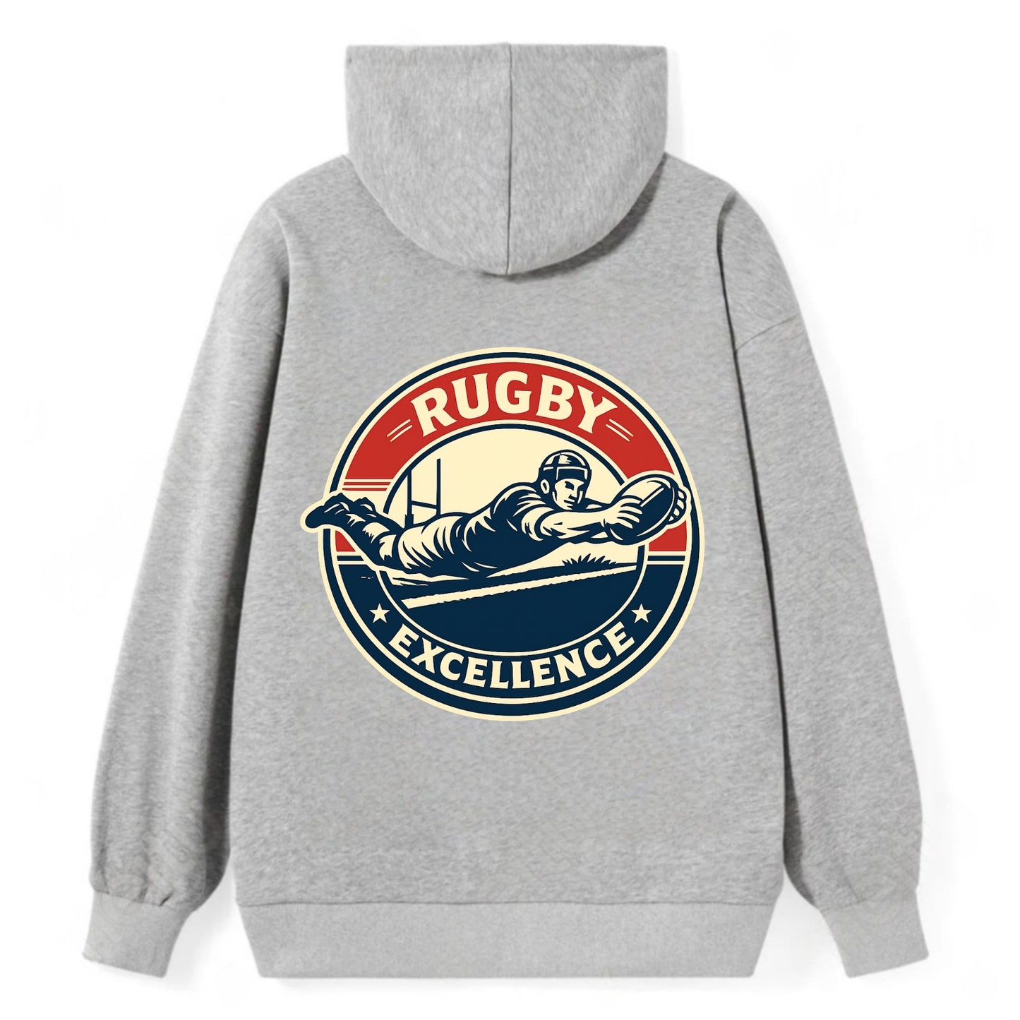 Epic Try Dive Emblem - Classic Pullover Hoodie - Grey