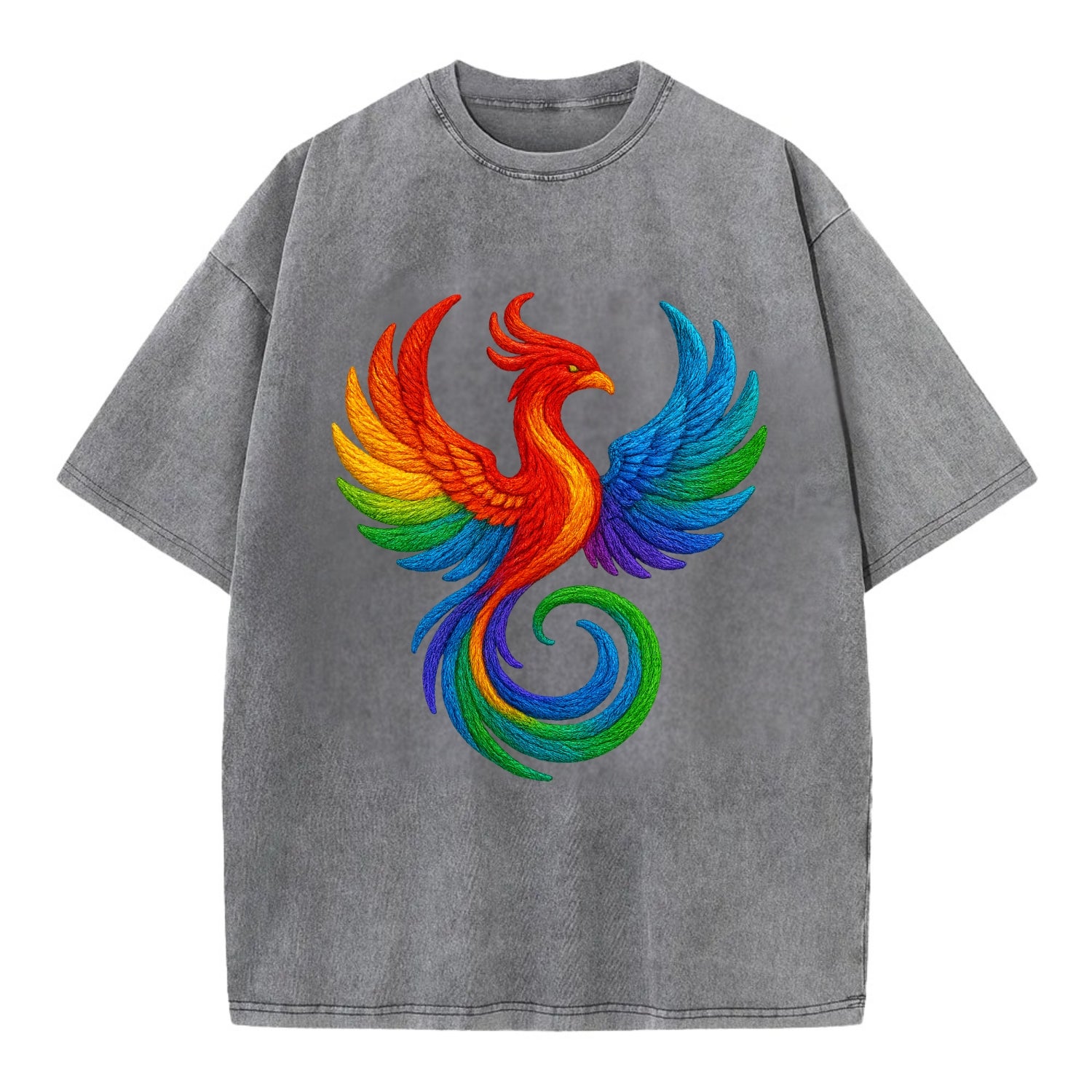 Phoenix Rising  - Vintage T-shirt - Grey