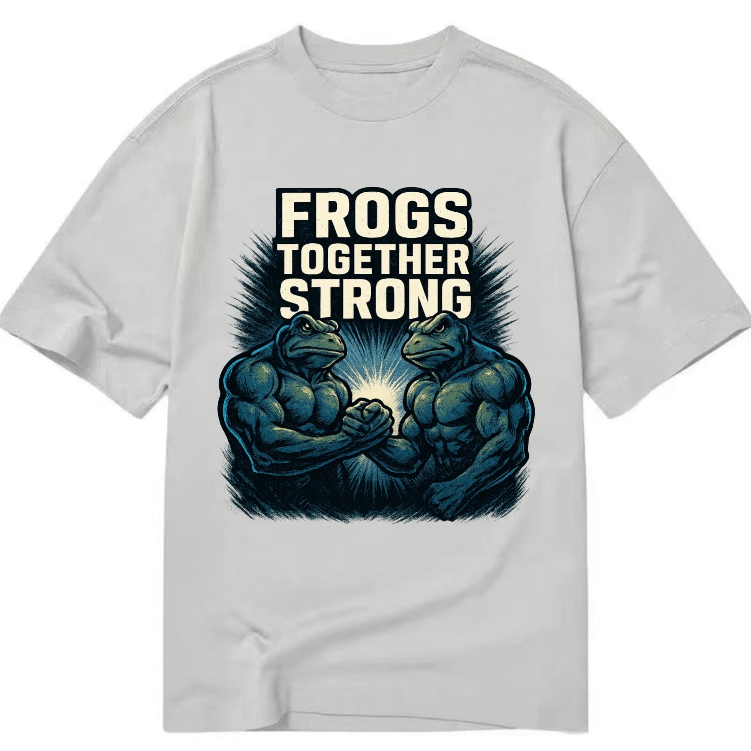 Frogs Together Strong 4 - Classic T-shirt - Grey