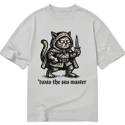 Sus Imposter Cat Spy  - Classic T-shirt - Grey