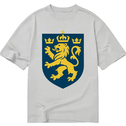 Sweden Three Crowns Emblem  - Classic T-shirt - Grey
