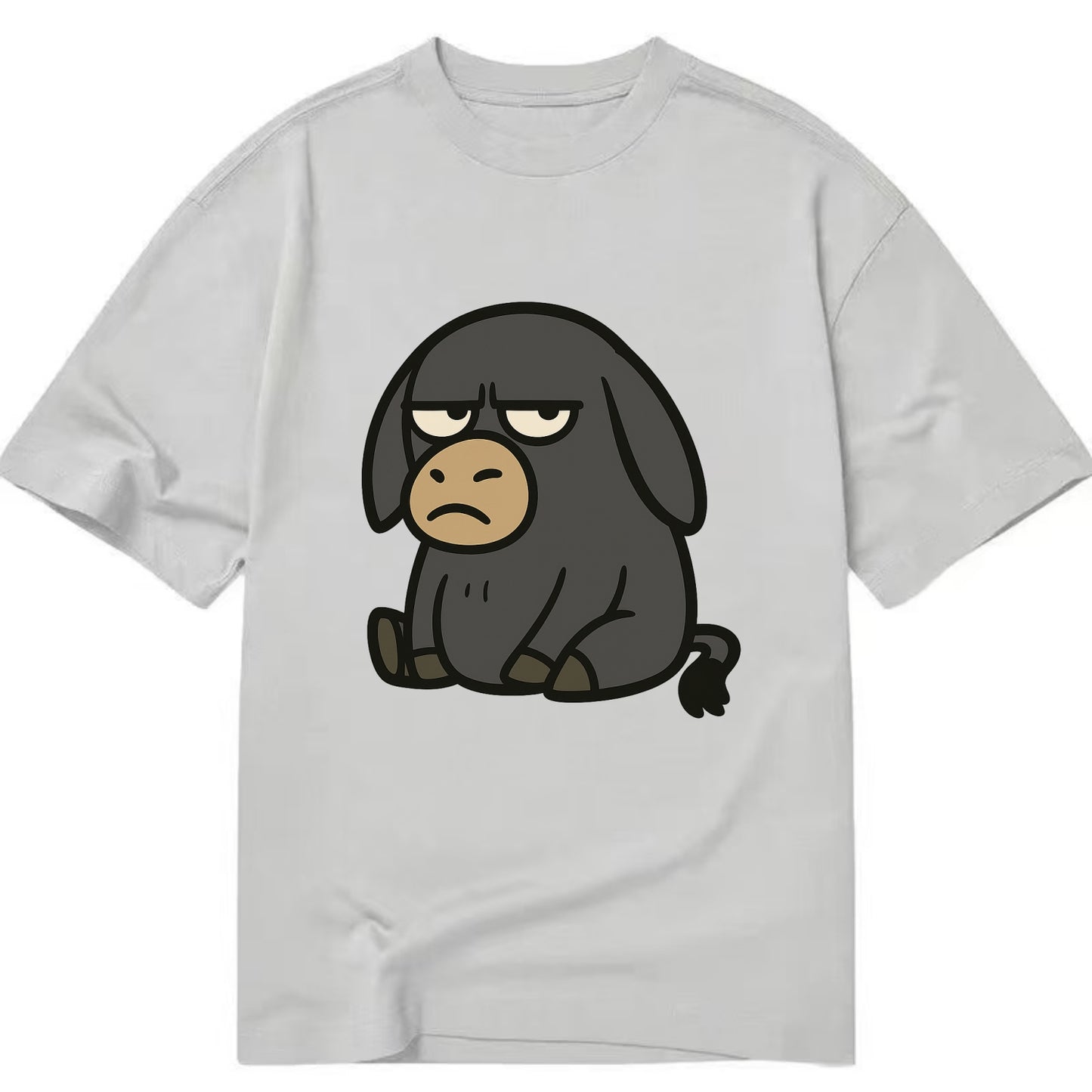 The Donky Judging Silently - Classic T-shirt - Grey