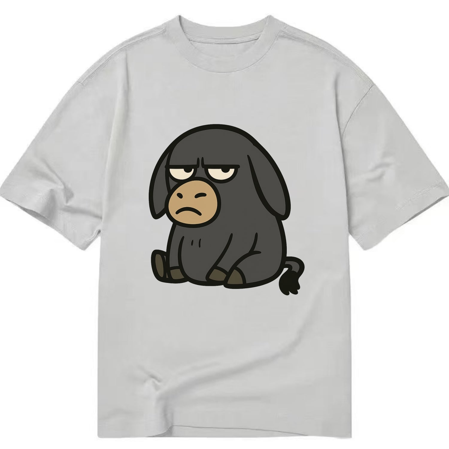 The Donky Judging Silently - Classic T-shirt - Grey