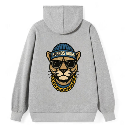 Buenos Aires Puma - Classic Pullover Hoodie - Grey