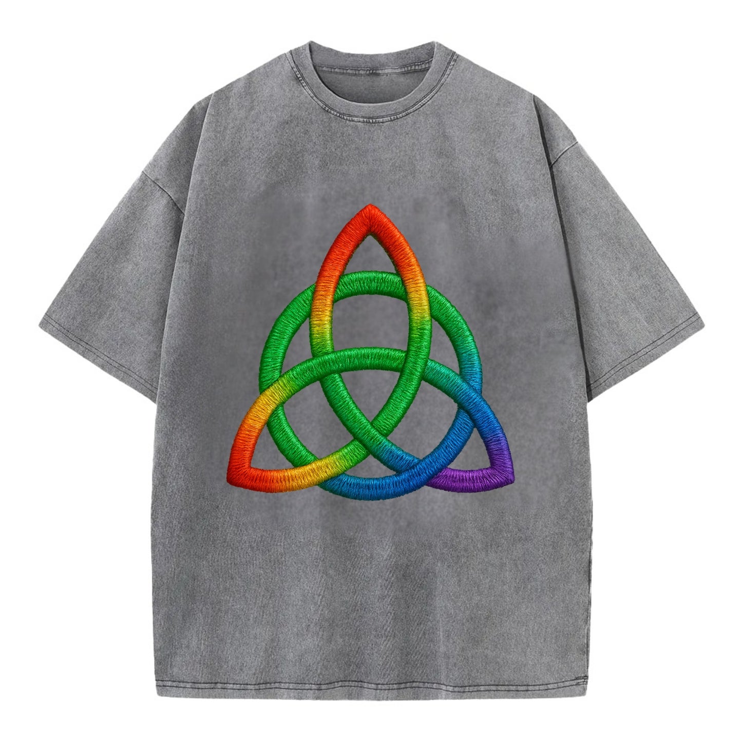 Triquetra  - Vintage T-shirt - Grey