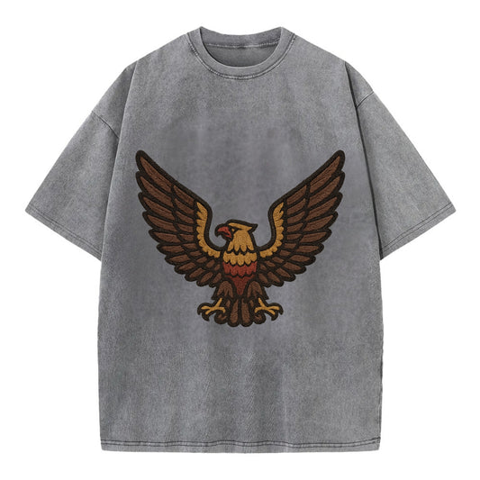 Eagle Wings  - Vintage T-shirt - Grey