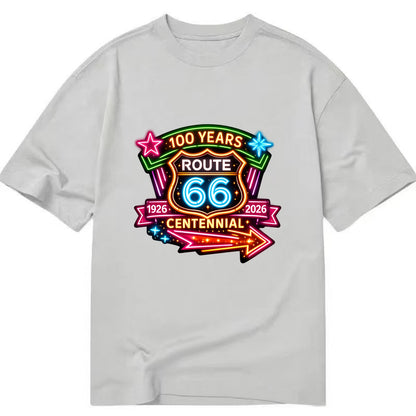 CENTENNIAL BADGE | 100 Years celebration emblem | 1926-2026 dates | Anniversary - Classic T-shirt - Grey