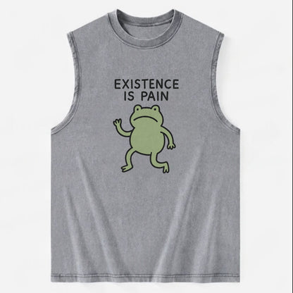 VINTAGE MODEL | Antique with dust - Vintage Washed Tank - Grey