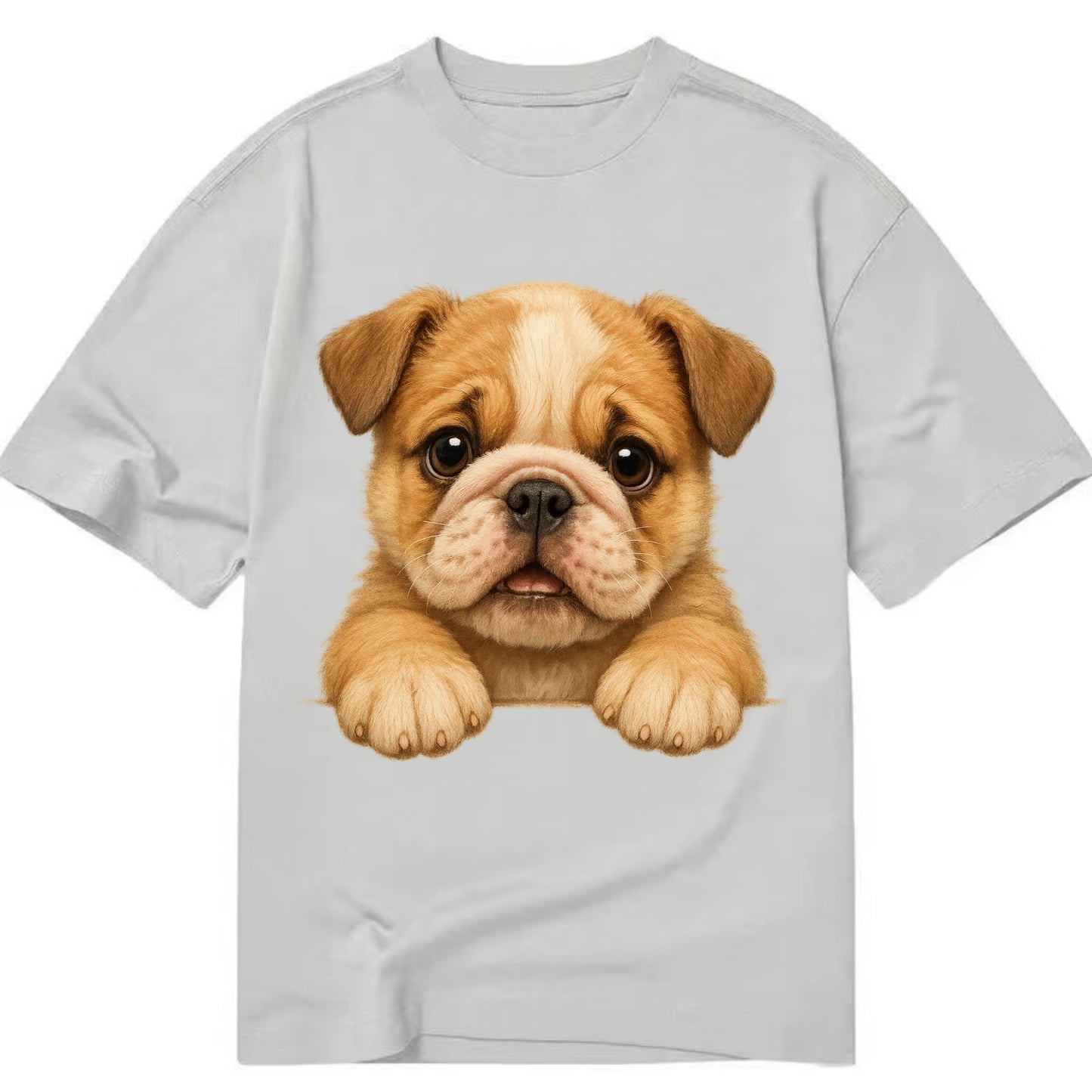 Bulldog  - Classic T-shirt - Grey