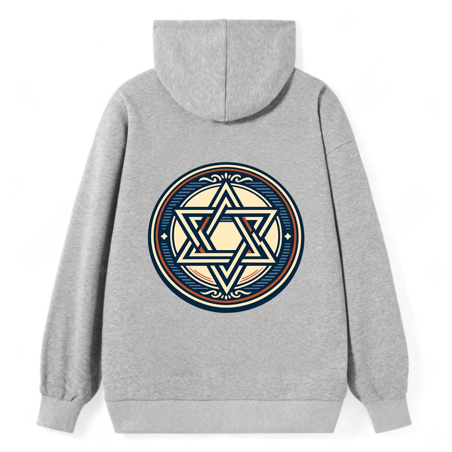 Celestial Unity Emblem - Classic Pullover Hoodie - Grey