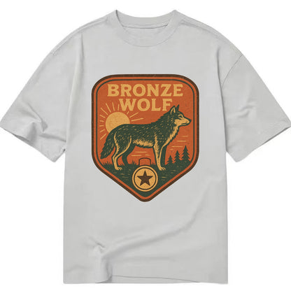 Bronze Wolf Medal  - Classic T-shirt - Grey
