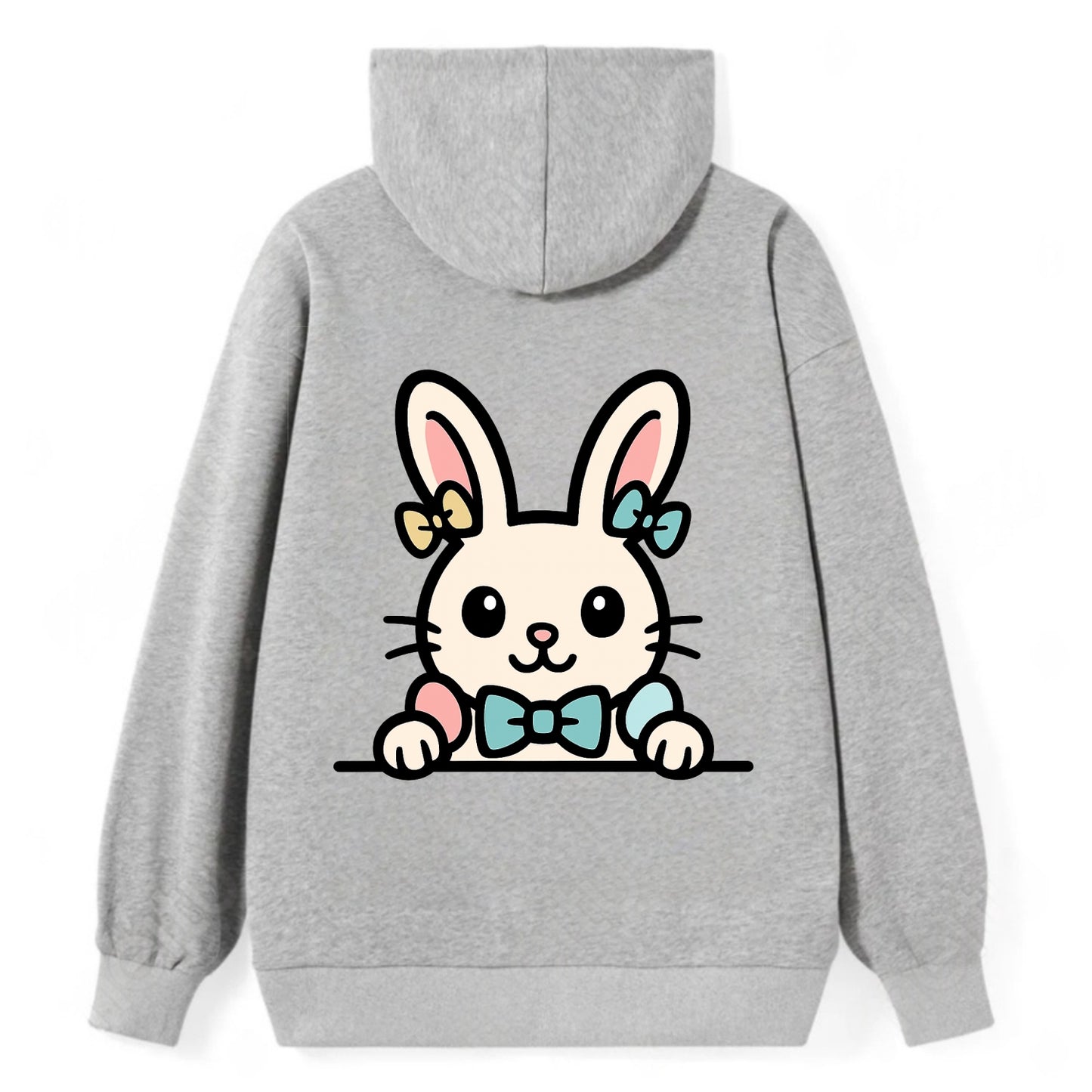Easter Bunny  - Classic Pullover Hoodie - Grey