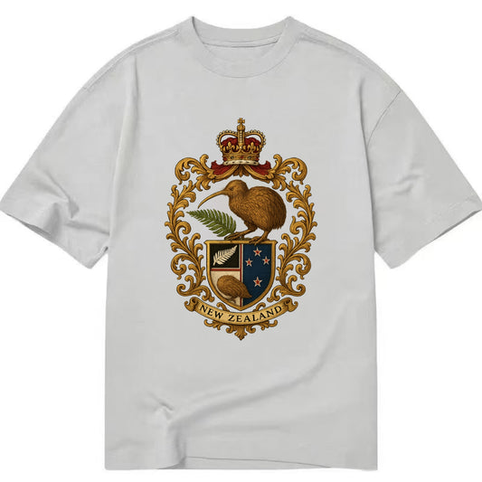 New Zealand Kiwi Emblem  - Classic T-shirt - Grey