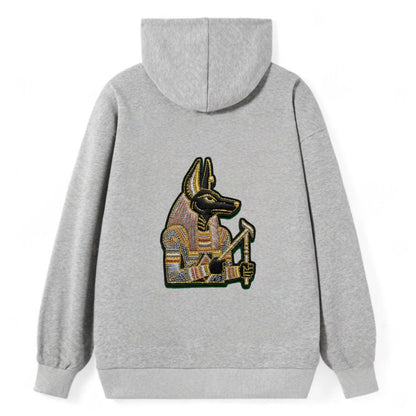 Anubis - Classic Pullover Hoodie - Grey