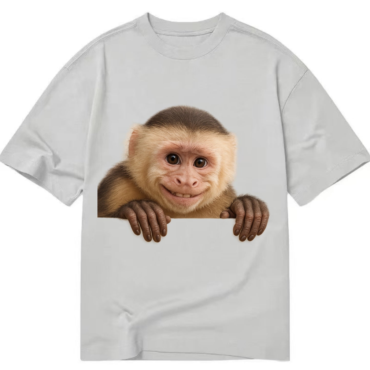 Capuchin Monkey  - Classic T-shirt - Grey