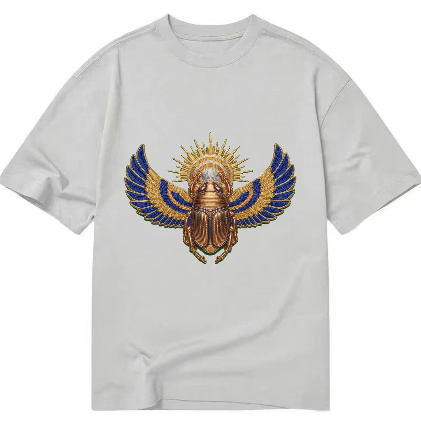 Winged Scarab - Classic T-shirt - Grey