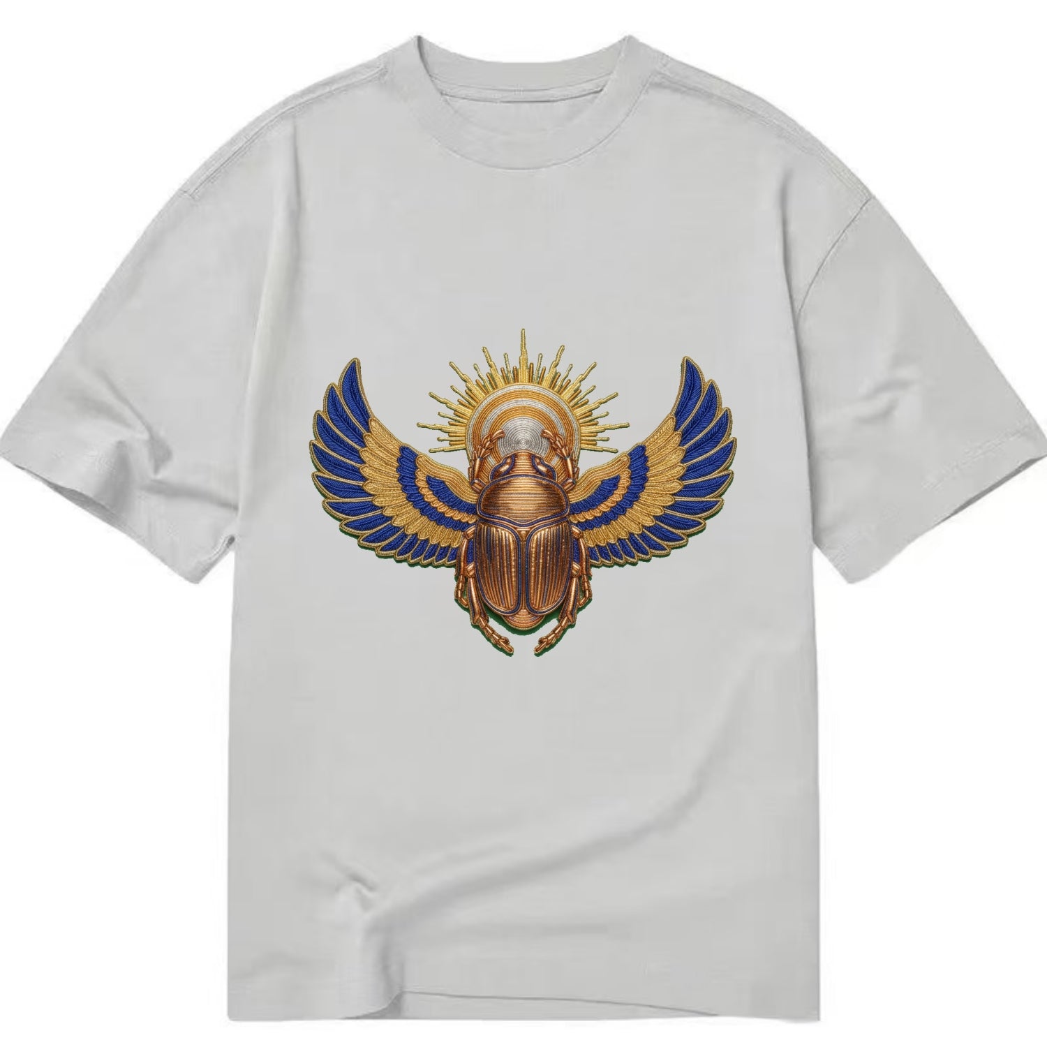 Winged Scarab - Classic T-shirt - Grey