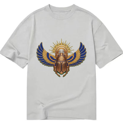 Winged Scarab - Classic T-shirt - Grey