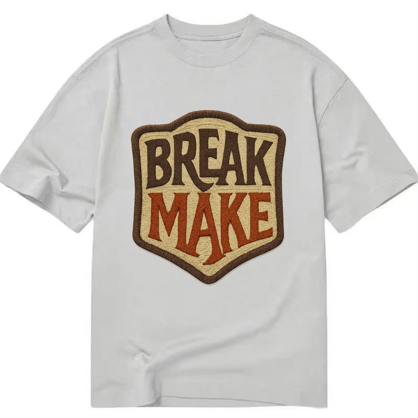 BREAK;MAKE THE RULES Rebel Red Snapback - Classic T-shirt - Grey