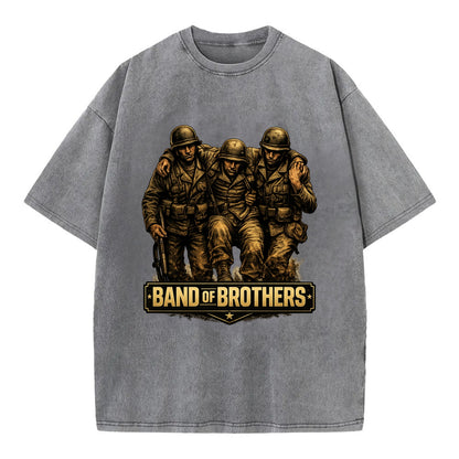 Band Of Brothers - Vintage T-shirt - Grey