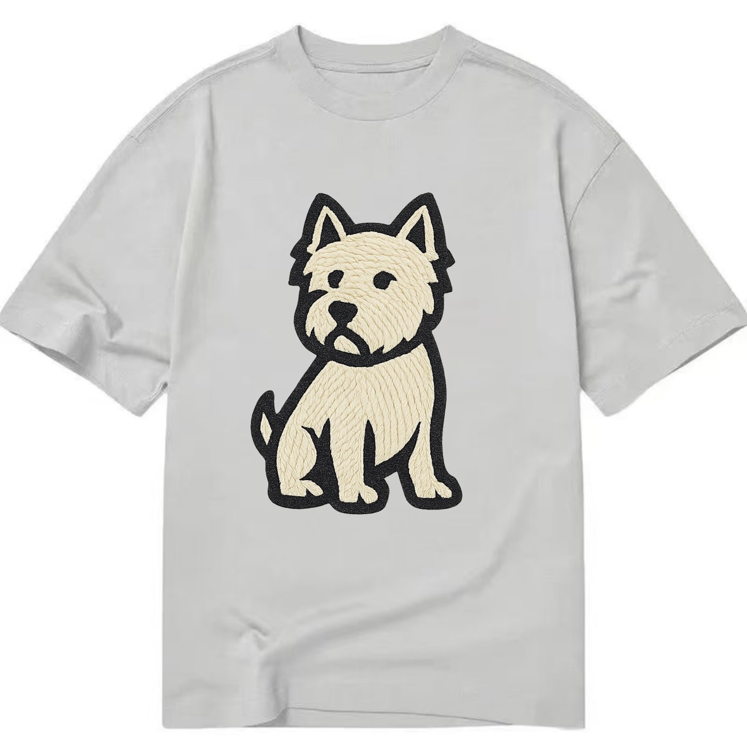 West Highland White Terrier - Alert stan Classic T-shirt - Grey