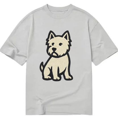 West Highland White Terrier - Alert stan Classic T-shirt - Grey