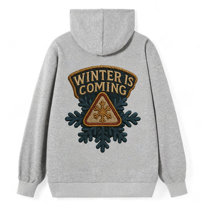 Winter Is Coming  - Classic Pullover Hoodie - Grey