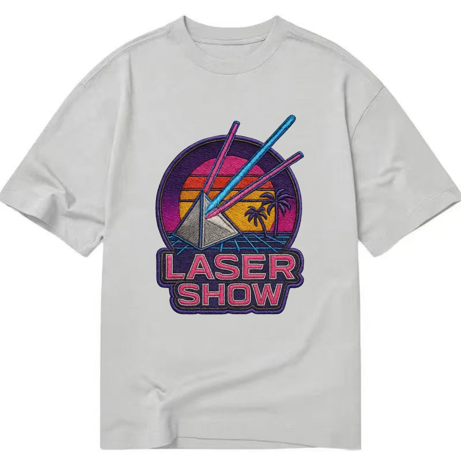 Laser Show - Classic T-shirt - Grey