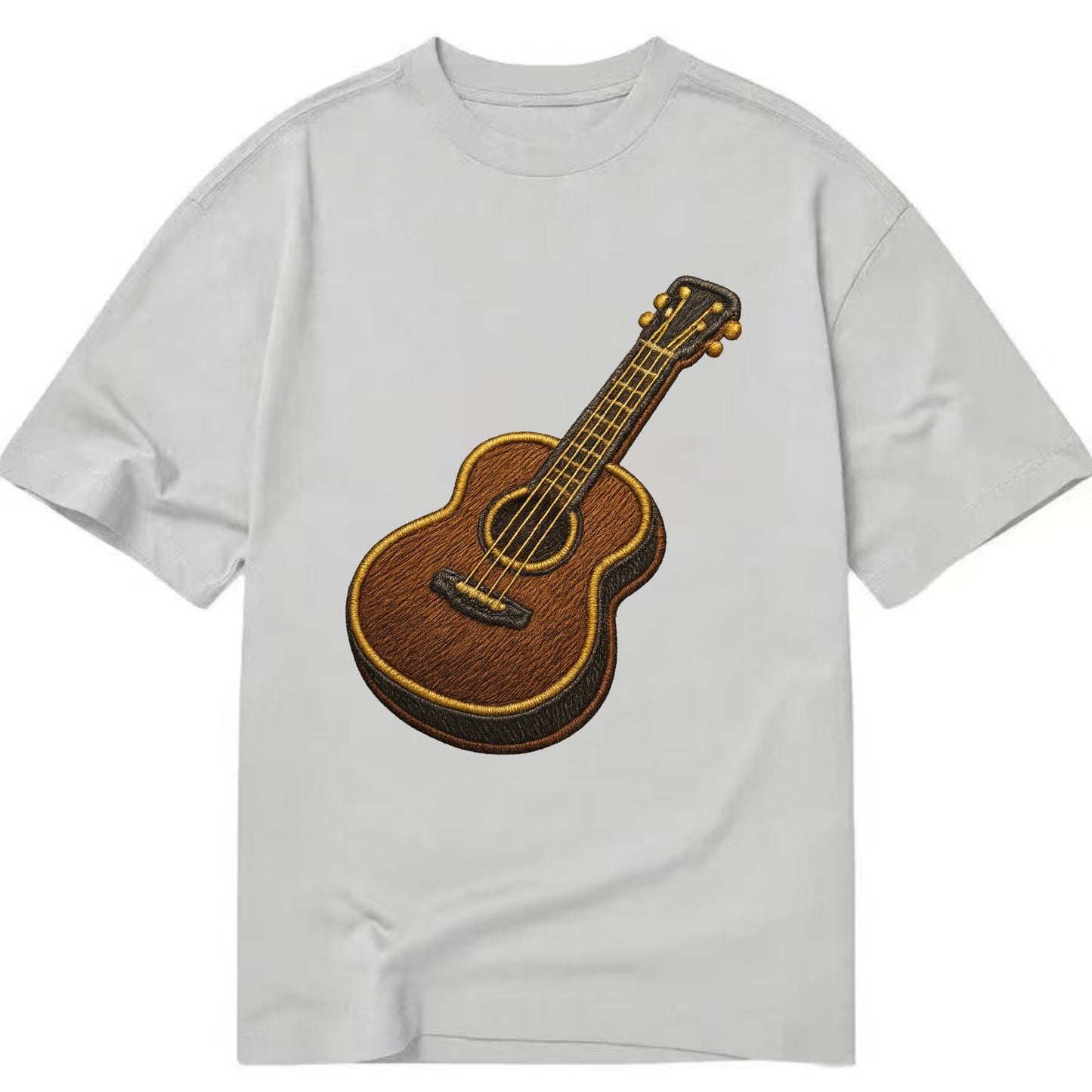 Vintage Guitar  - Classic T-shirt - Grey