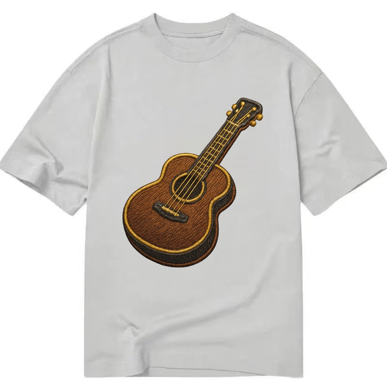 Vintage Guitar  - Classic T-shirt - Grey