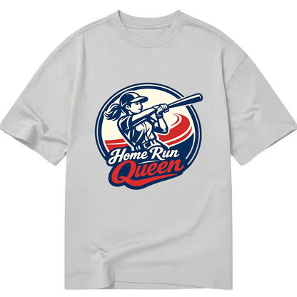 Feminine Power at Bat - Classic T-shirt - Grey