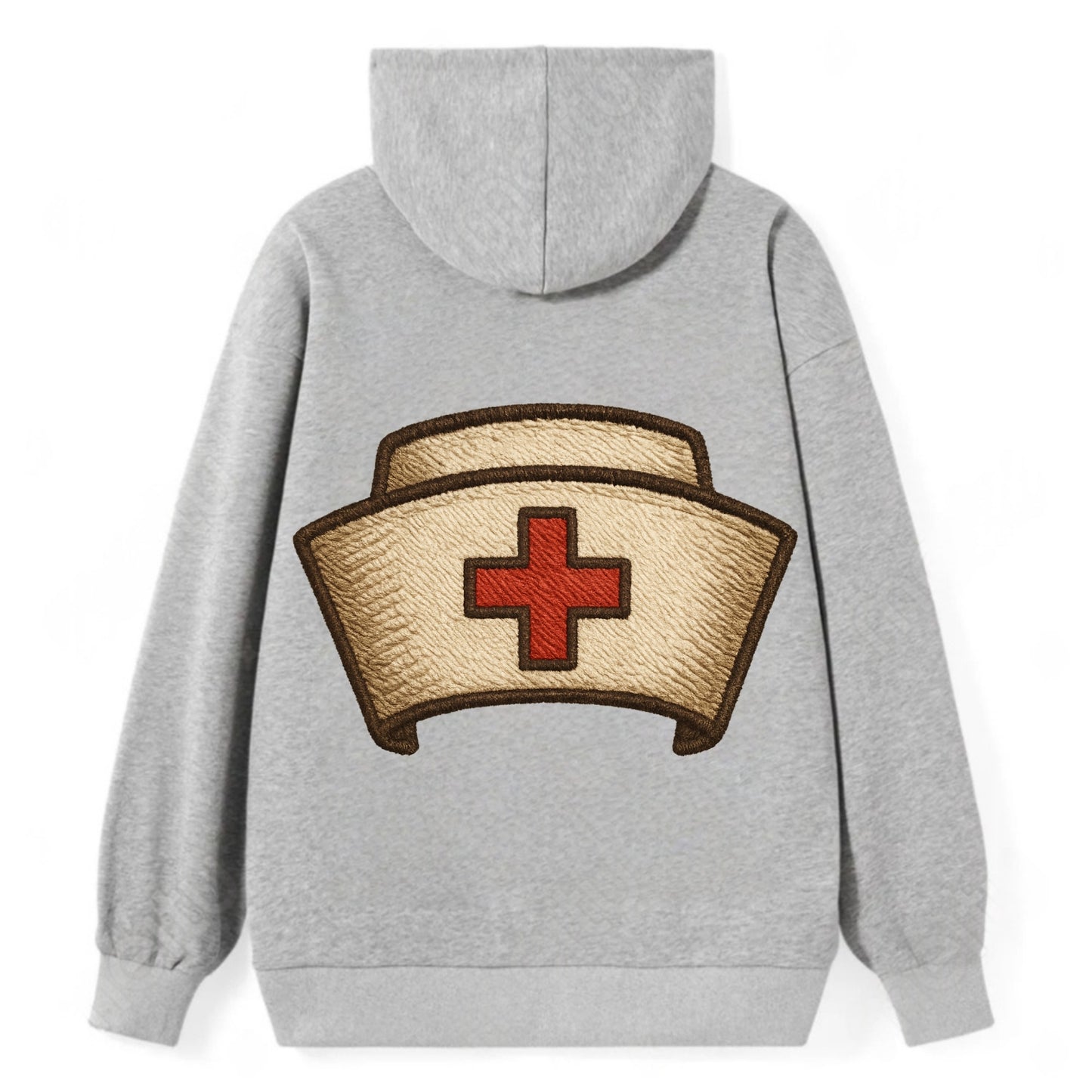 Nurse Cap  - Classic Pullover Hoodie - Grey