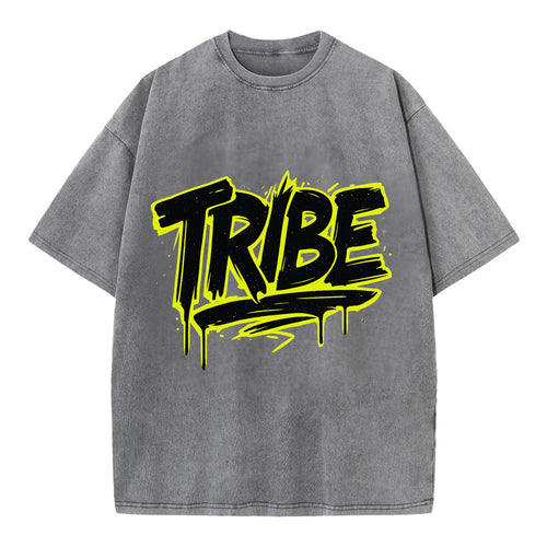 Bold typography design - TRIBE - your community, your group - Vintage T-shirt