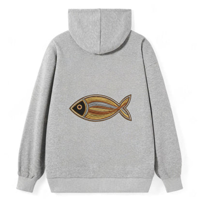 Ichthys - Classic Pullover Hoodie - Grey