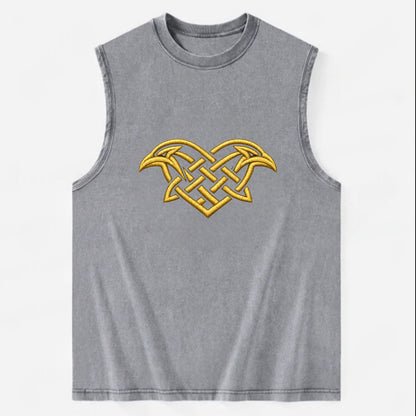 Raven Knot - Vintage Washed Tank - Grey