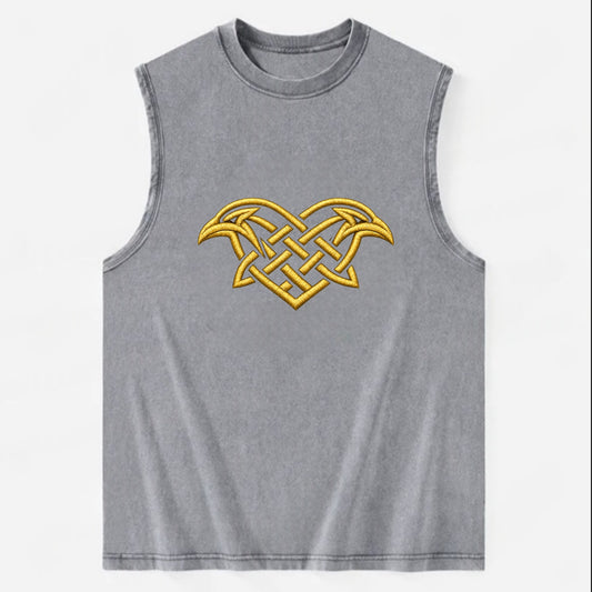 Raven Knot - Vintage Washed Tank - Grey