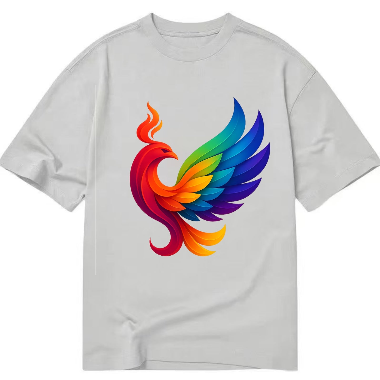 Liberation Bird - Phoenix with each feat - Classic T-shirt - Grey